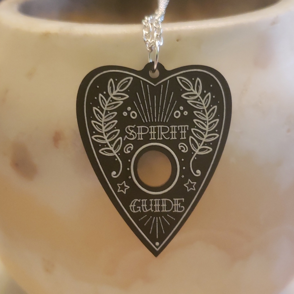 Planchette pendant on 18" chain
